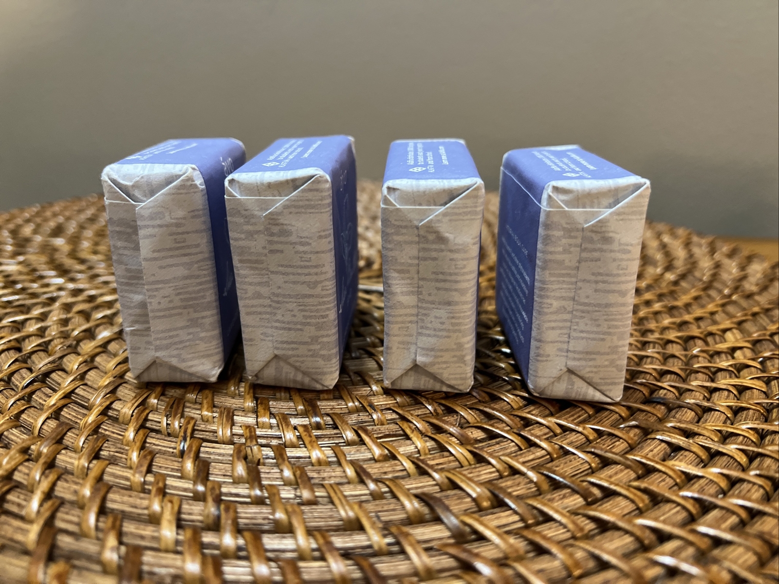 AYO Shea Butter Bar Soap Travel Size Lavender VANILLA 2oz lot of 4 New