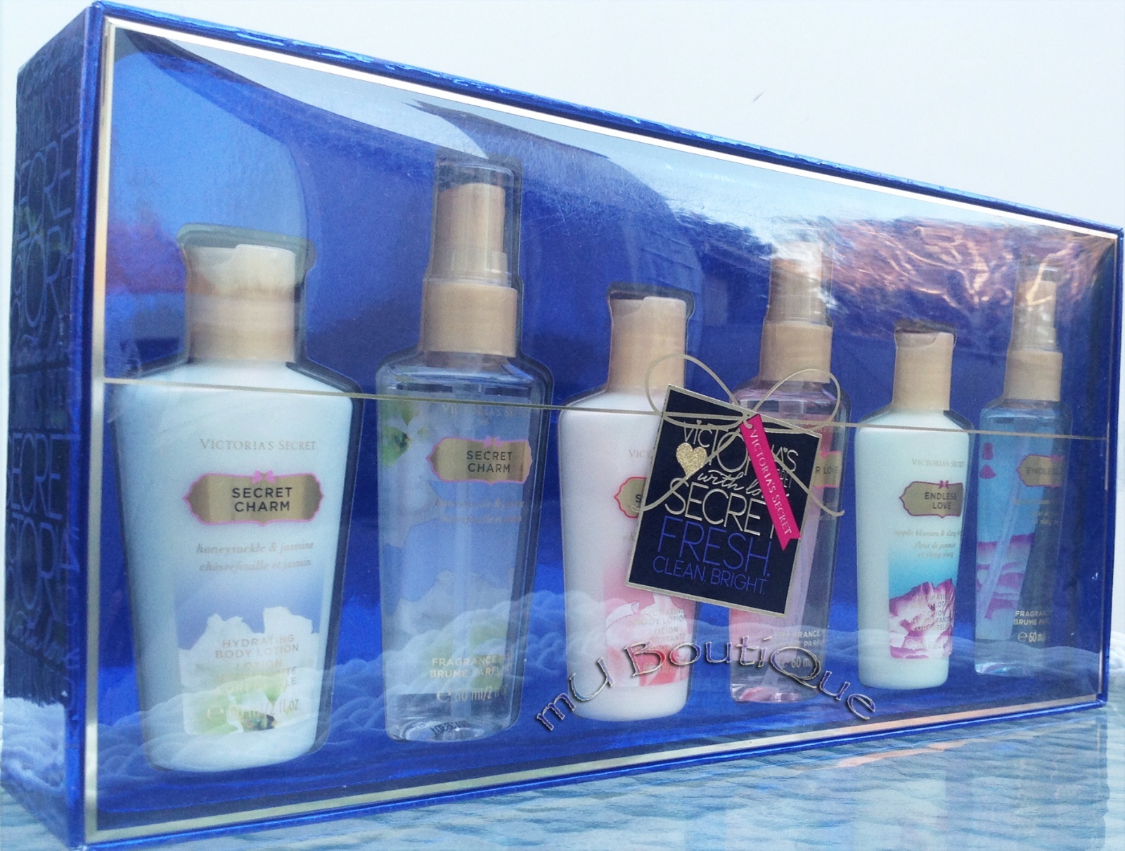 1 VICTORIAS SECRET HOLIDAY VS FANTASY BUTTER LOTION MIST GIFT BOX SET YOU CHOOSE