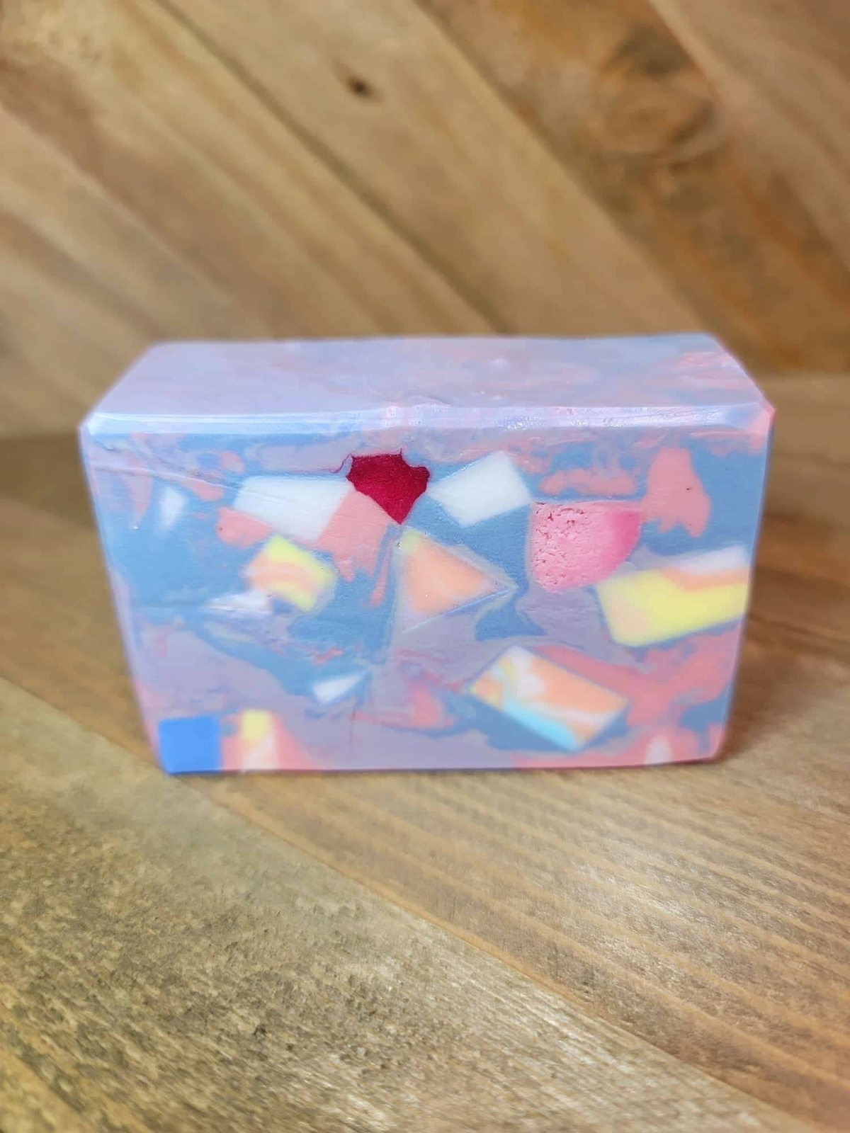 Snuggles Confetti Handcrafted Soap, Goat’s Milk Soap Bar, Colorful Soap