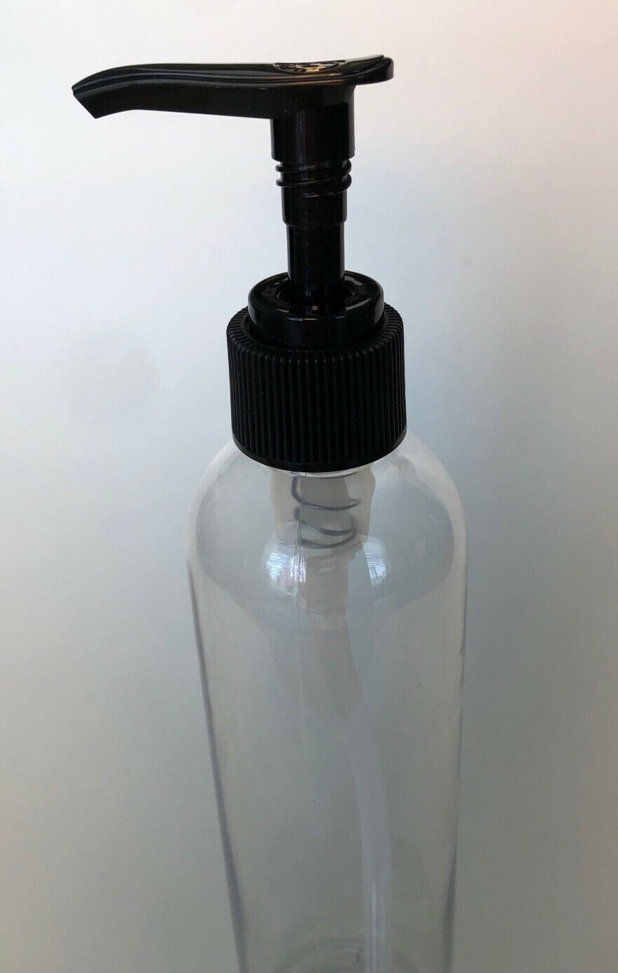 8 oz PET Plastic BPA Free 24/410 Clear Round Bullet Bottle cap choice CLEARANCE