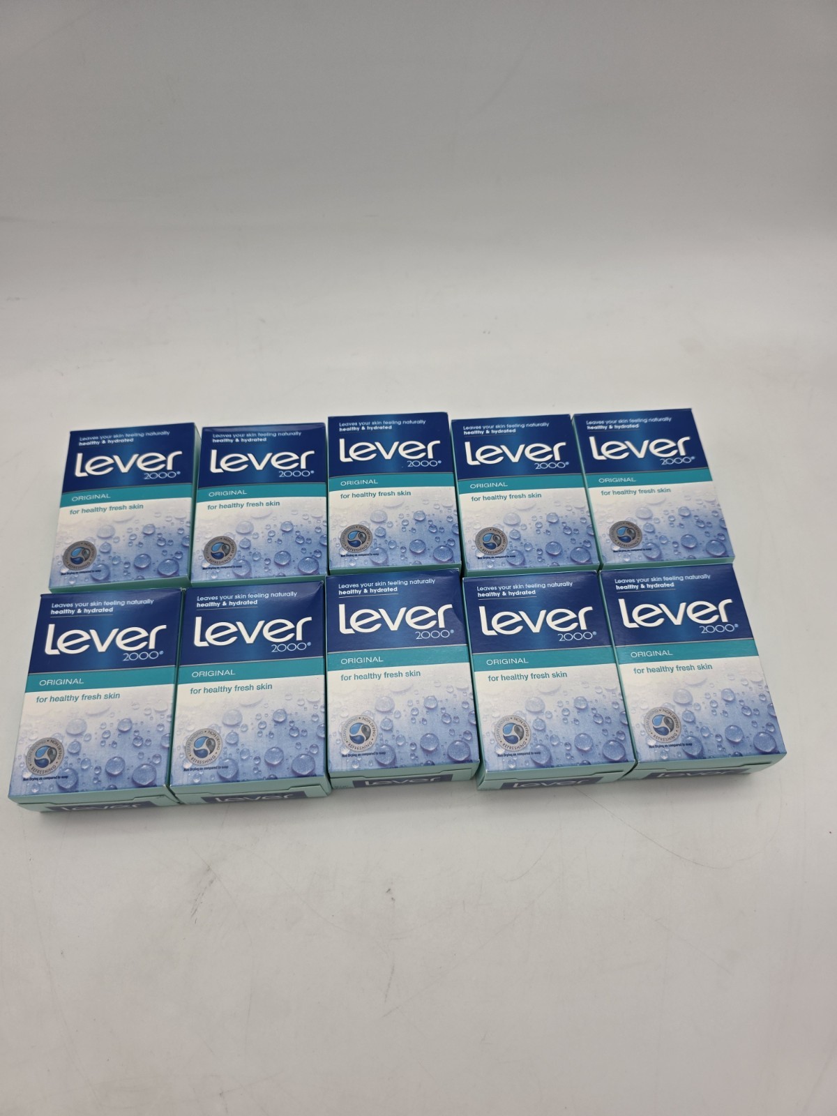 Discontinued Lever 2000 Original Bar Soap New In Box Lot Of 10 USA Made Soap 4Oz