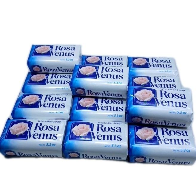 15 Rosa Venus White Bar Soap 5.3 oz – Classic Gentle Scented Bars Free Shipping