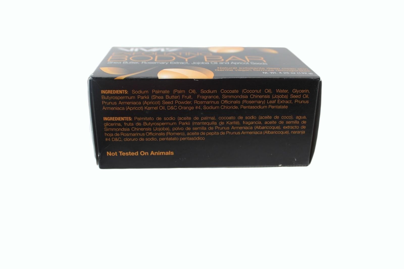 Bar Soap Vivas by Ampro Exfoliating Body Bar w/ Shea Butter Rosemary Extract 4.2
