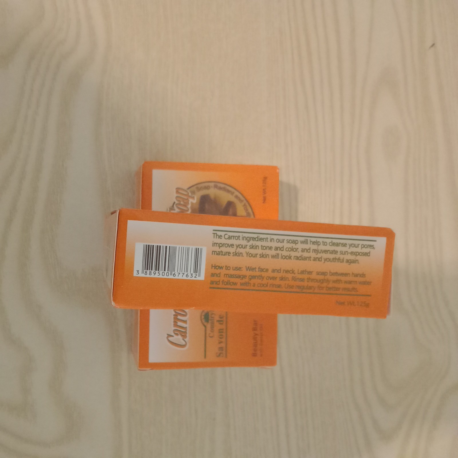 Carrot Complexion Soap Bar 125g Pack of 2