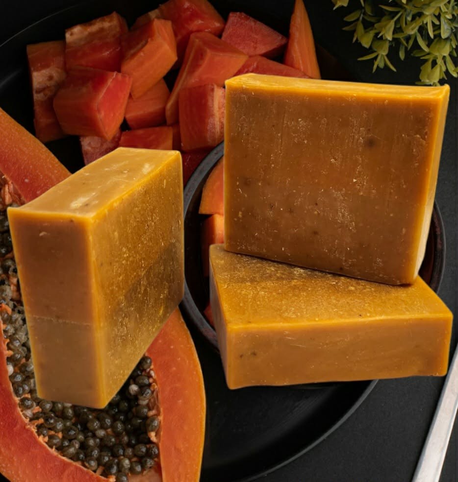 1 Milky Papaya Whitening Beauty Soap w/ Kojic Powder & Niacinamide B3