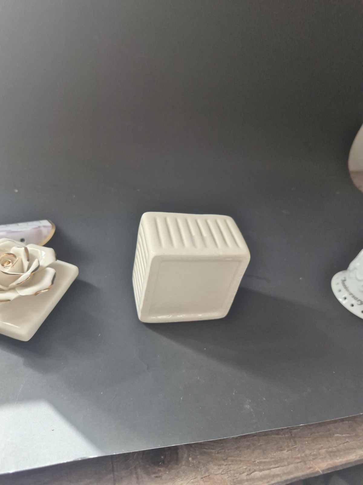 New Nicole Miller Bone China Box 2 1/2″ Square NEW SEE PHOTOS
