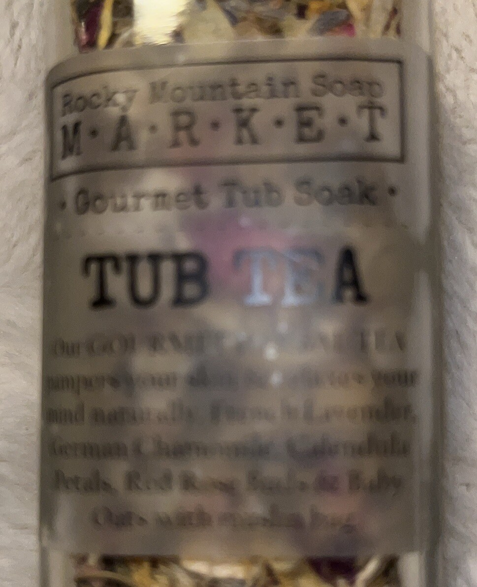 Rocky Mountain Soap Market Gourmet Tub Soak Tub Tea