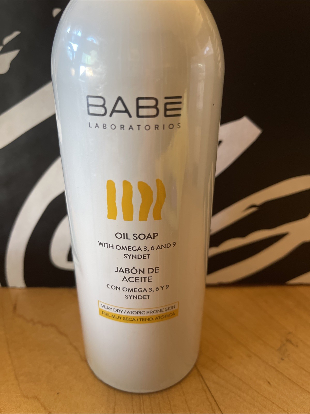 Babe Laboratorios Oil Soap W Omega 3,6,&9 Syndet Jabon De Aceite 17oz/500ml NEW!