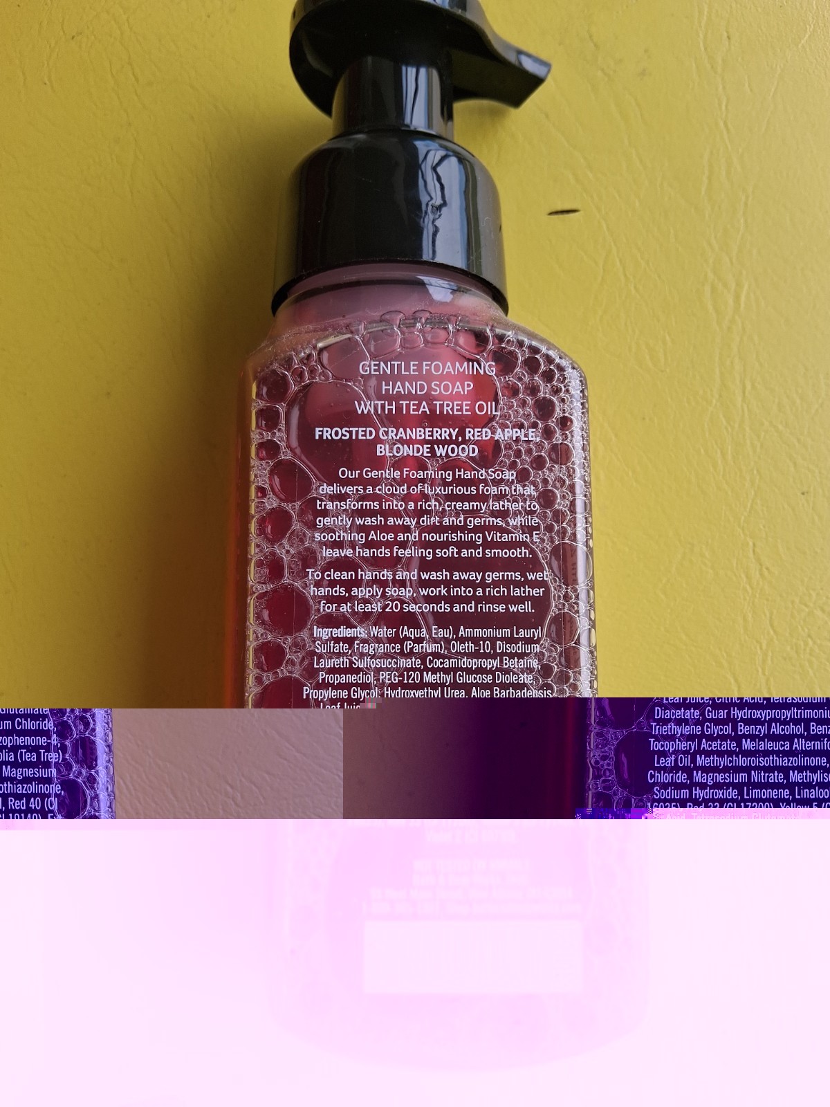 1 Bath & Body Works FROSTED CRANBERRY Gentle Foaming Hand Soap Wash