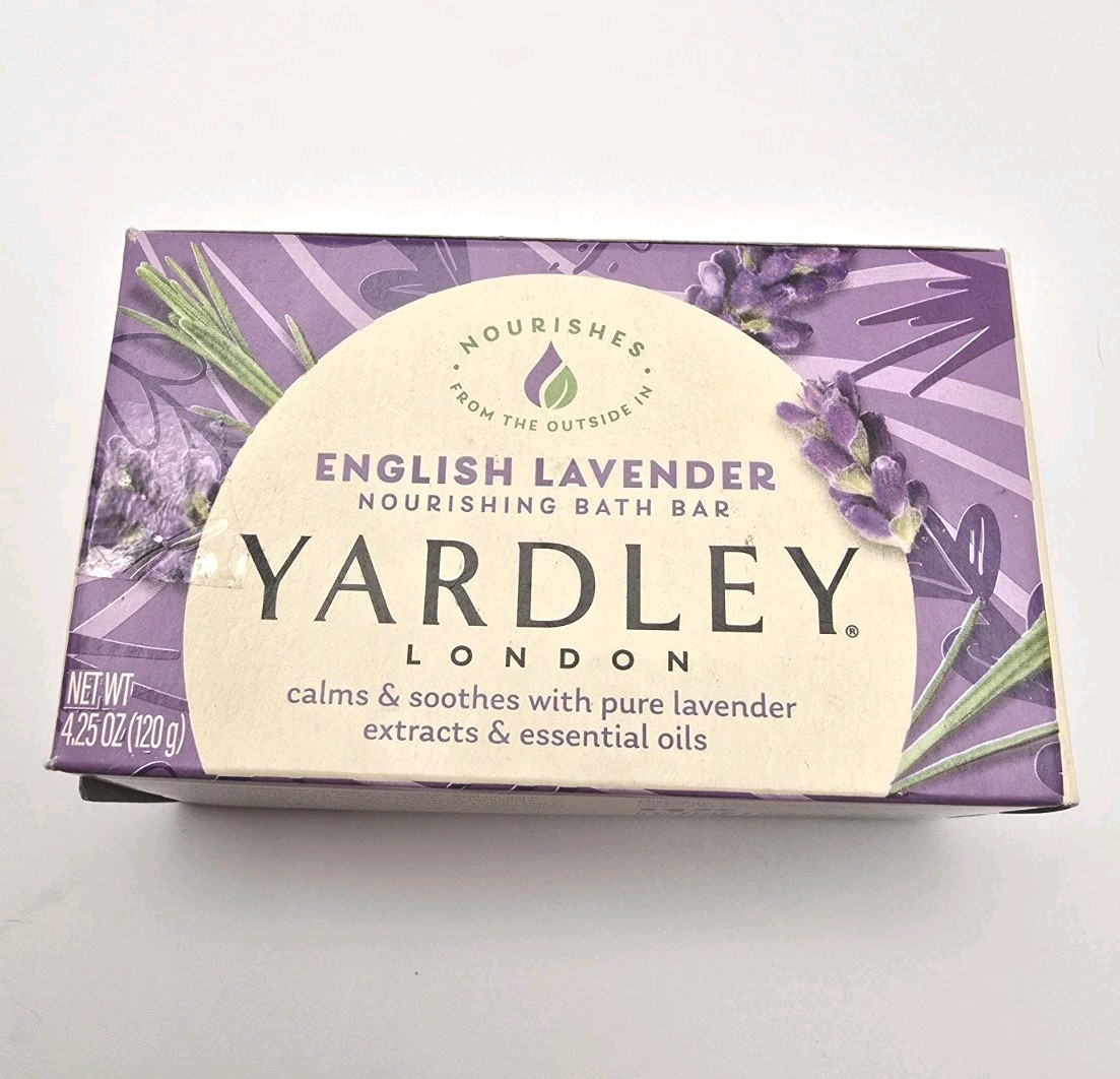 Lot of 4 Bars Yardley London Charcoal Chamomile Oatmeal Lavendar 4.25oz Each
