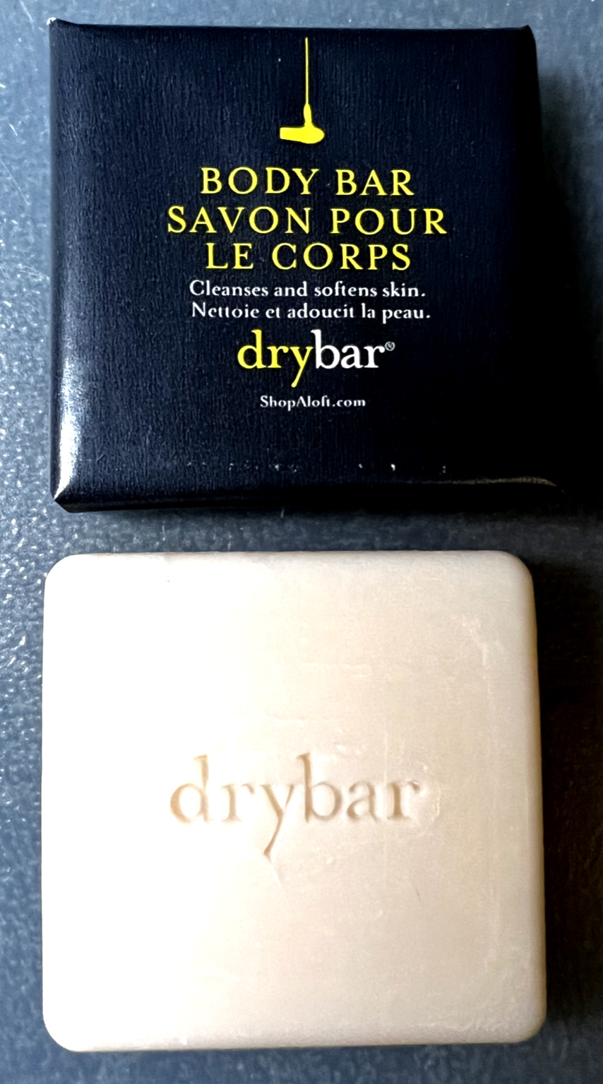 Lot of 12 Drybar Soap Replenishing Body Bar Aloft Hotels 1.05oz Bars Travel Size