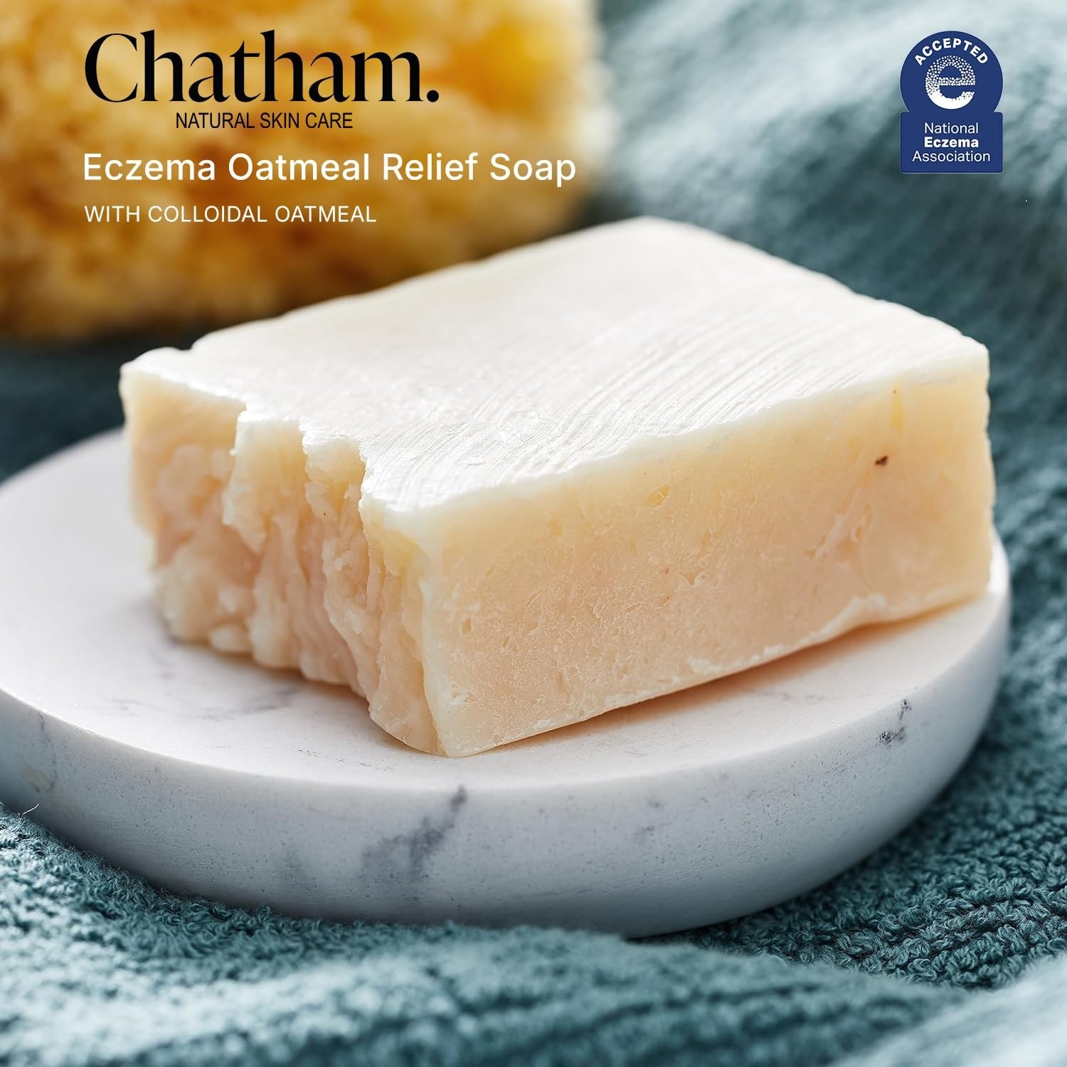 Dermatologist Approved 5oz Eczema Soap with Colloidal Oatmeal for Sensitive Skin