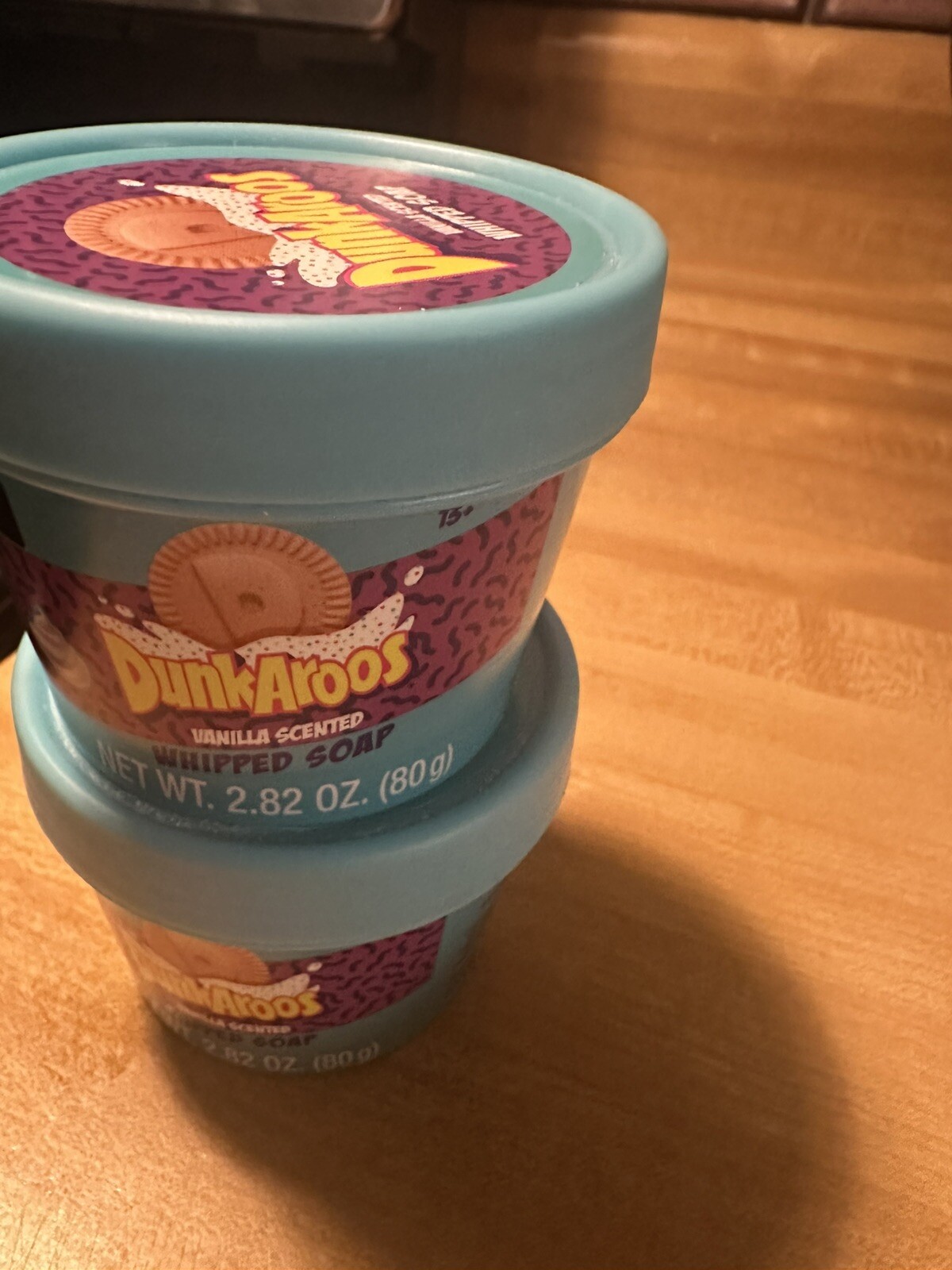 Dunkaroos Vanilla Scented Whipped Soap 2.82 oz NEW (lot of 2)