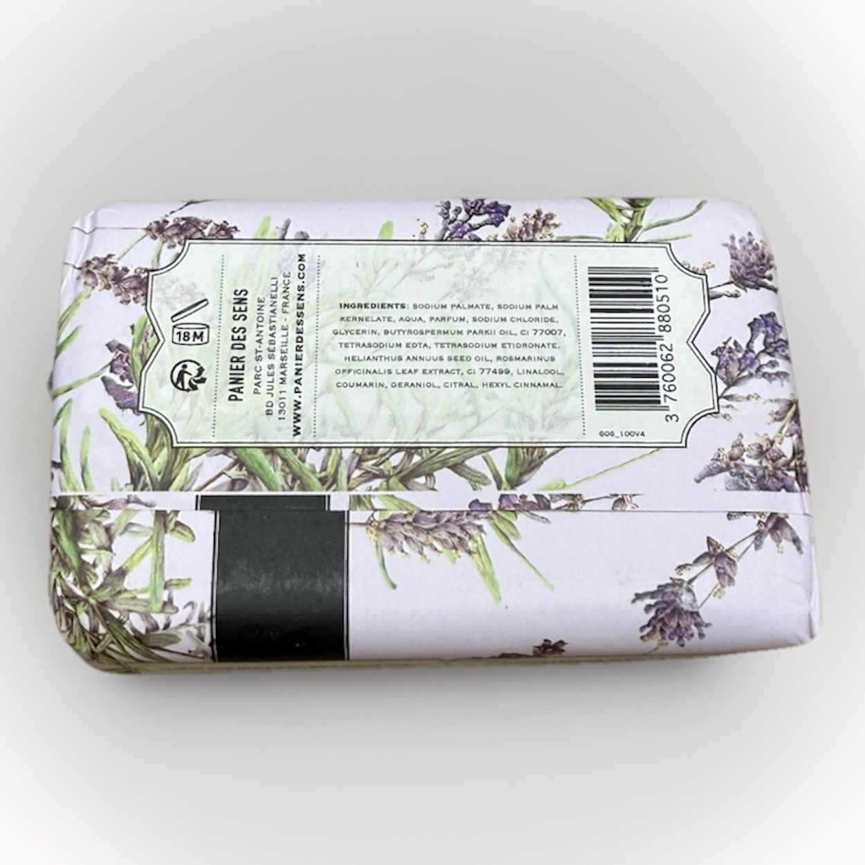 Lavender Soap Bar Large Panier Des Sens French Milled – 7 Oz. 200ML W/ Gift Box!