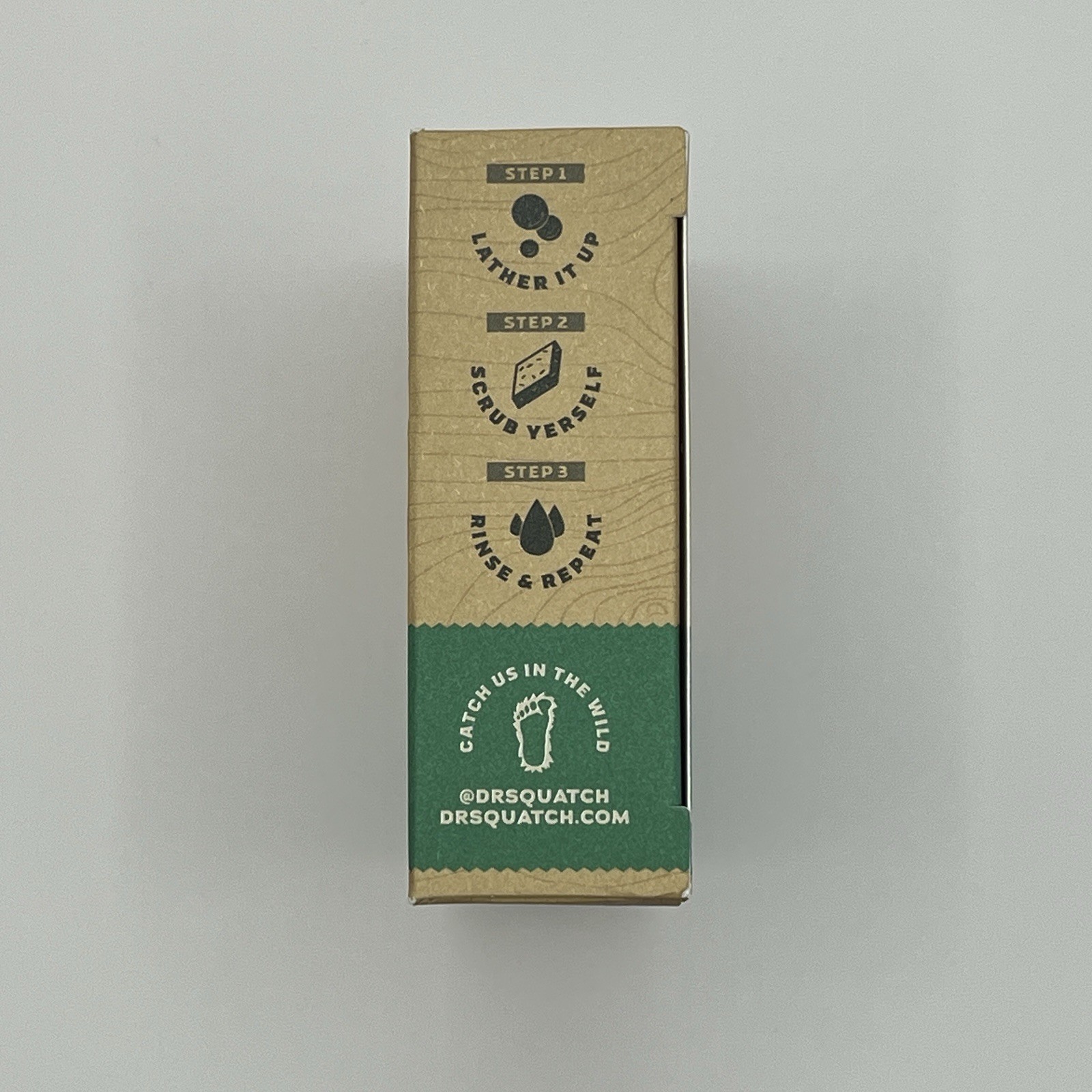 Dr. Squatch Spearmint Basil Natural Soap 5oz Zero Grit BRAND NEW