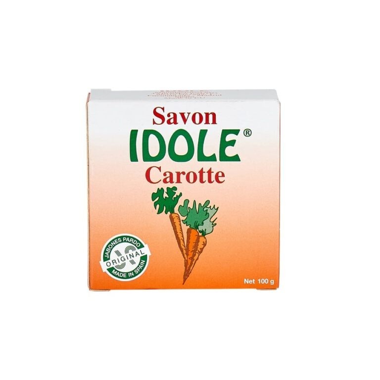Idole Carrot Soap with Vitamin A, Skin Brightening, 100g Bar – 2 Pack