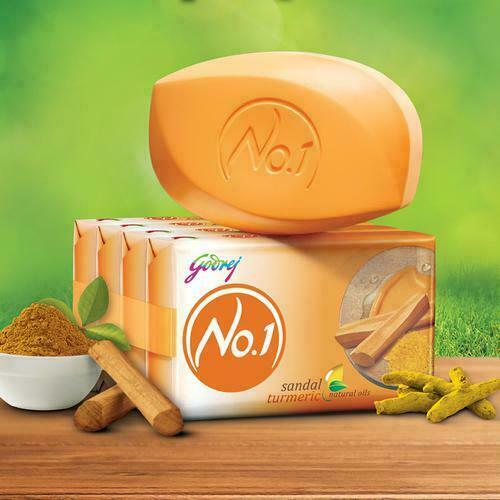 Godrej No.1 Sandal and Turmeric Soap – 100 Gram pack of 3 for beautiful skin