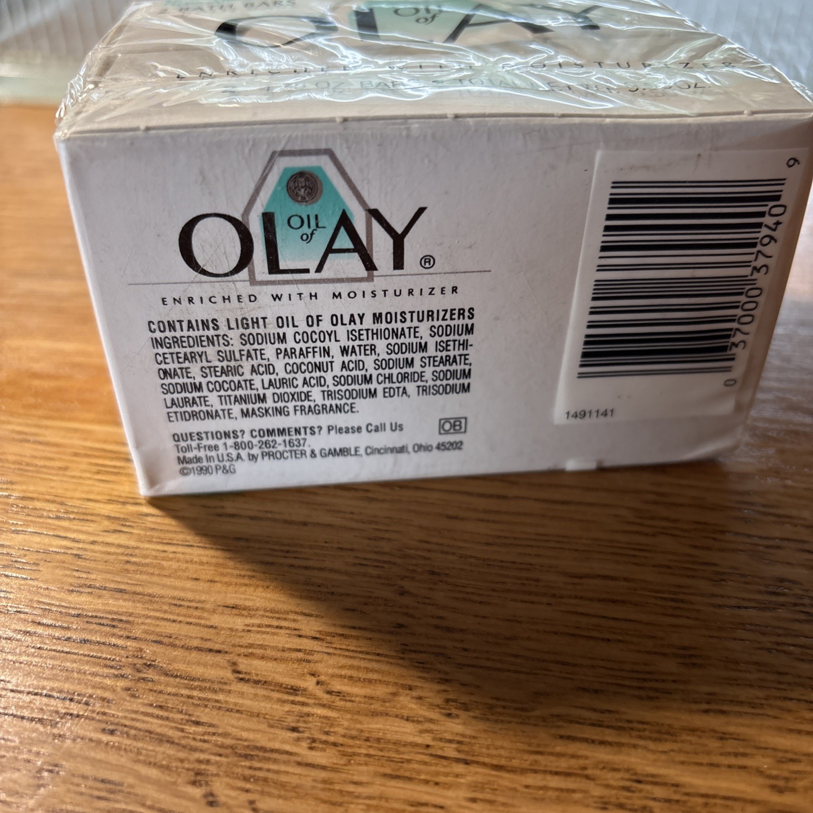 NOS VTG 2 PACK OIL OF OLAY SENSITIVE SKIN MOISTURIZER BATH BAR 4.75 oz SEALED