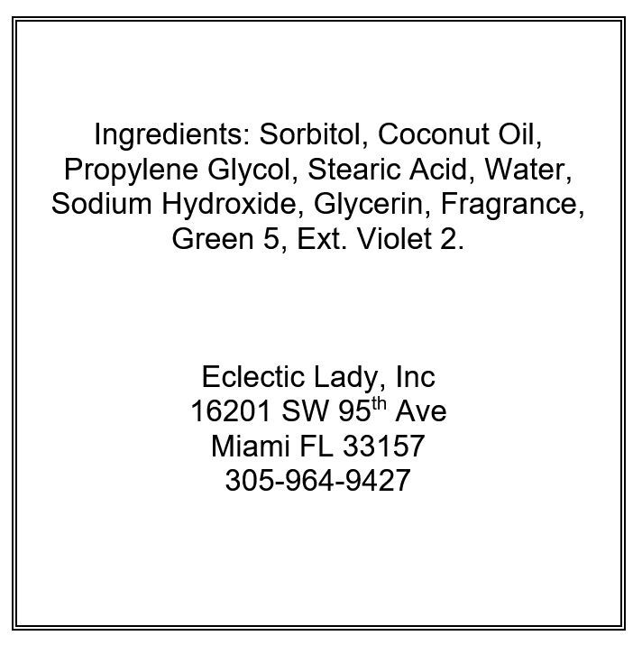 Grape Glycerin Soap by Eclectic Lady, 4 oz Bar