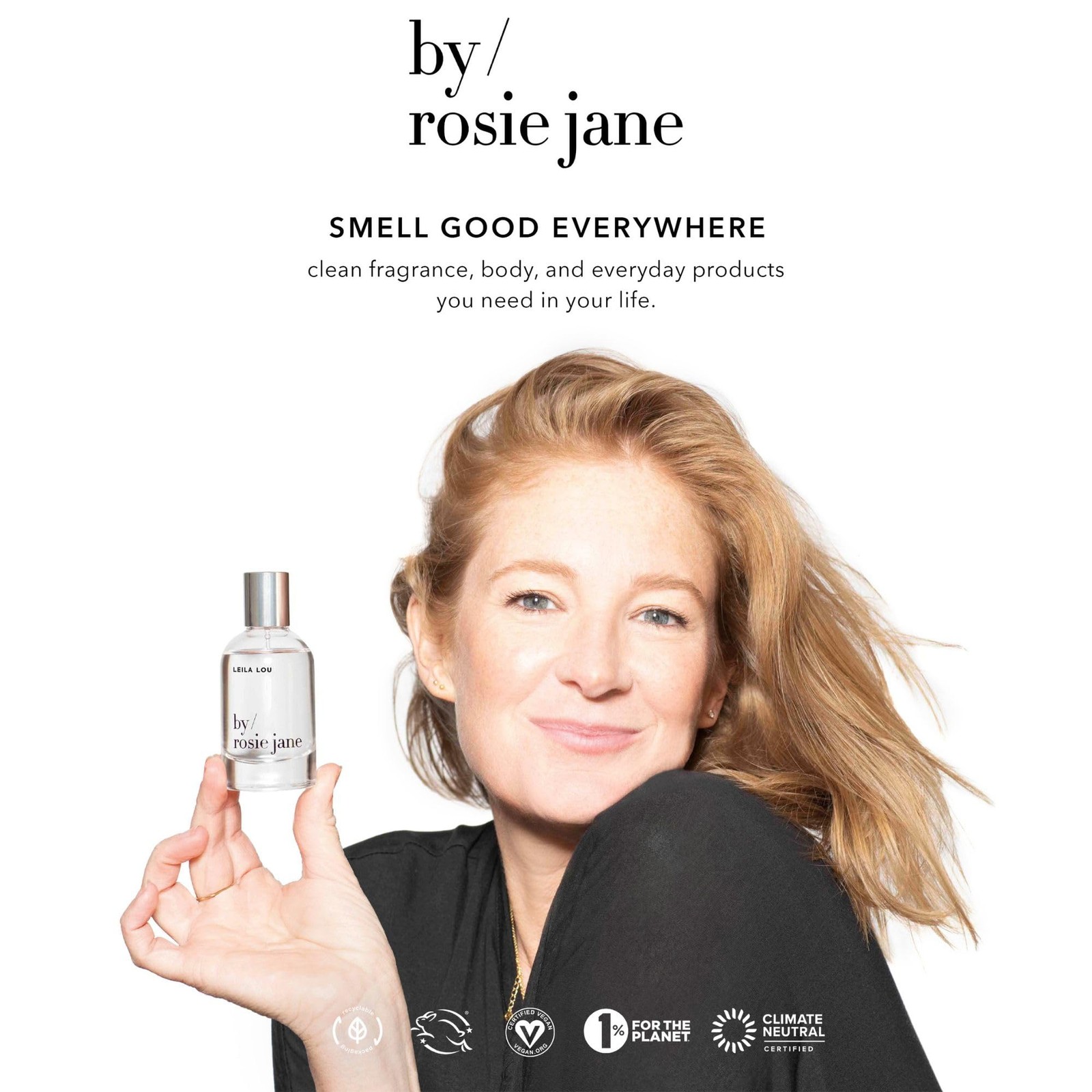 Rosie Jane Lake Travel Perfume Spray Women’s Body Mist Vanilla Lemon Cedar 10ml