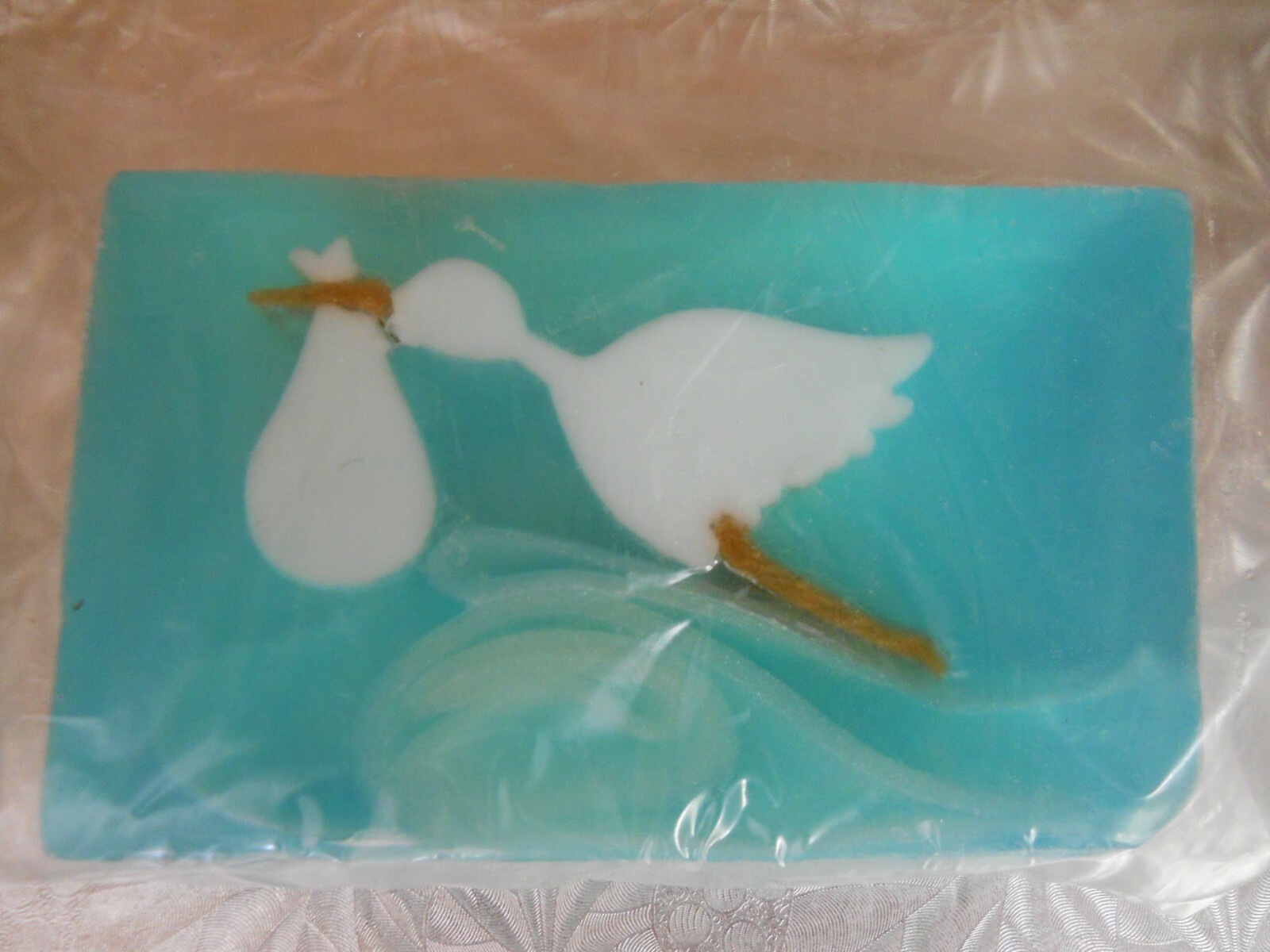 New Primal Elements Cut Soap, Full Slice, SPECIAL DELIVERY, 7.2 oz, Blue, Stork