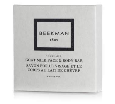 Beekman 1802 Fresh Air Goat Milk Face and Body Bar Boxed Soaps, 1.25oz Set of 10