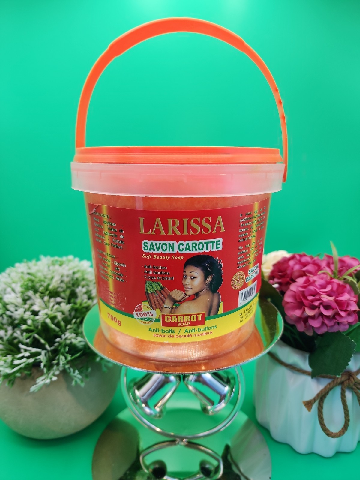 NEW LARISSA CARROT BEAUTY SOAP 700gG
