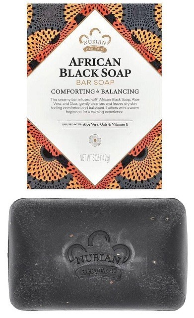 Nubian Heritage – 10 Pack African Black Soap- 5oz Soaps