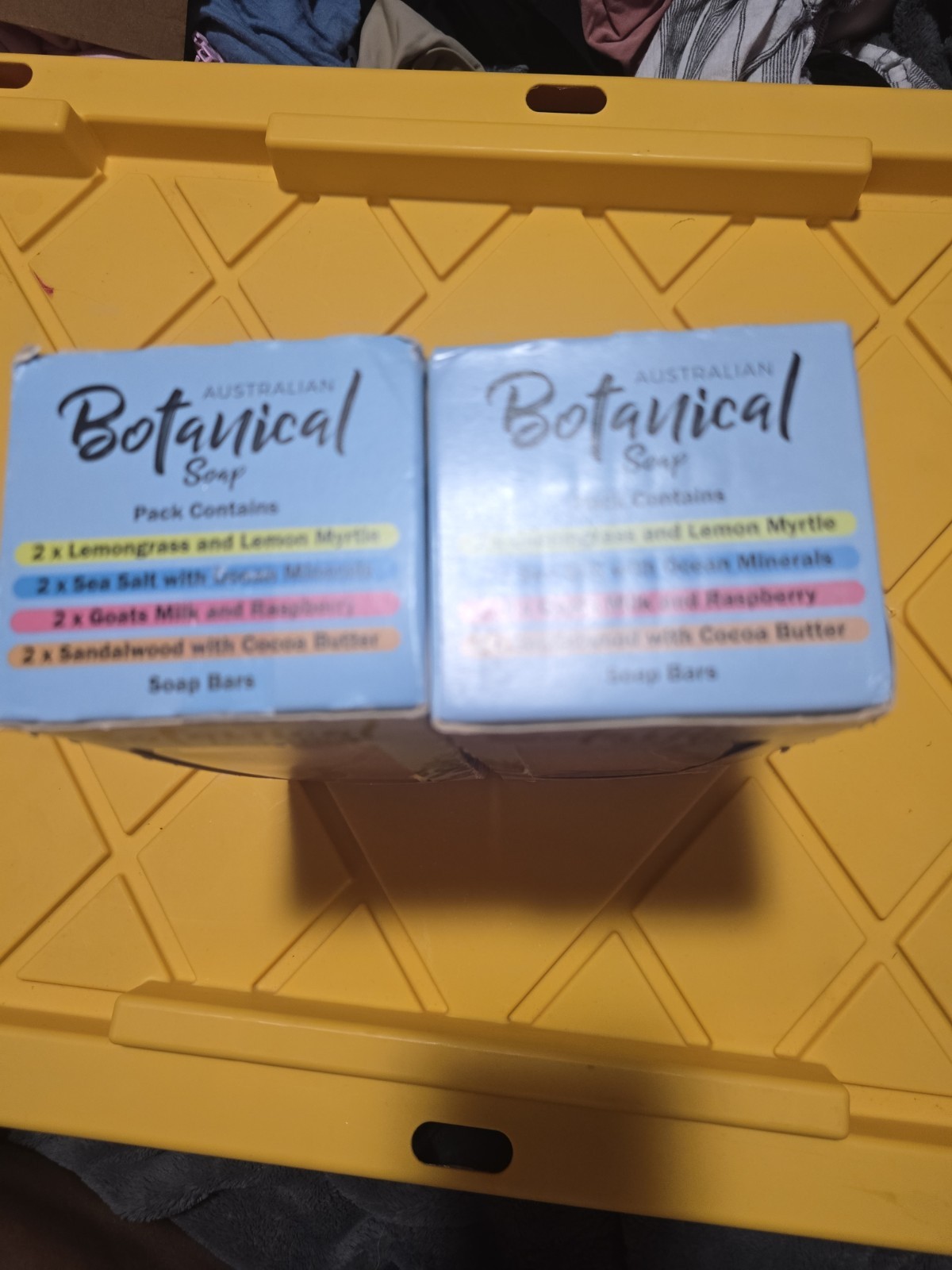 Australian Botanical Soap Bars Variety Pack 16 Bars Open Box