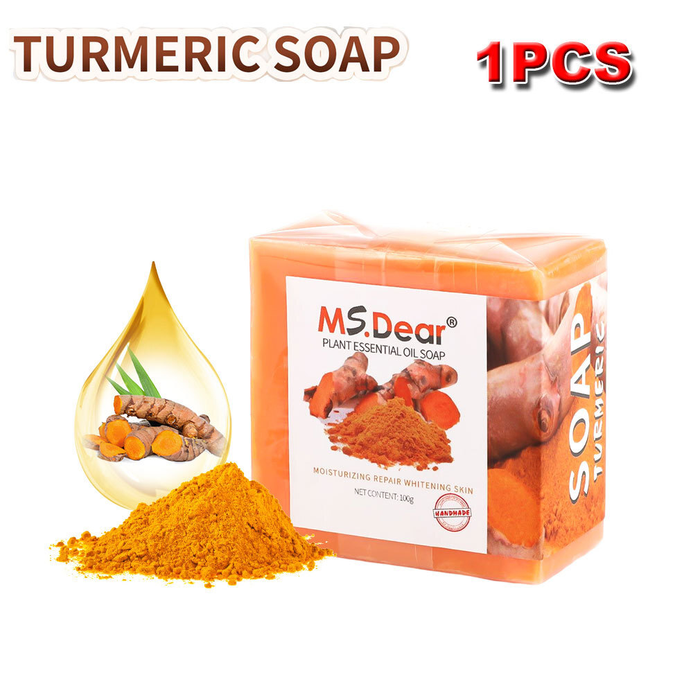 6x Kojic Acid Soap Bars Dark Spot Remover Turmeric Brightening Face Body Skin