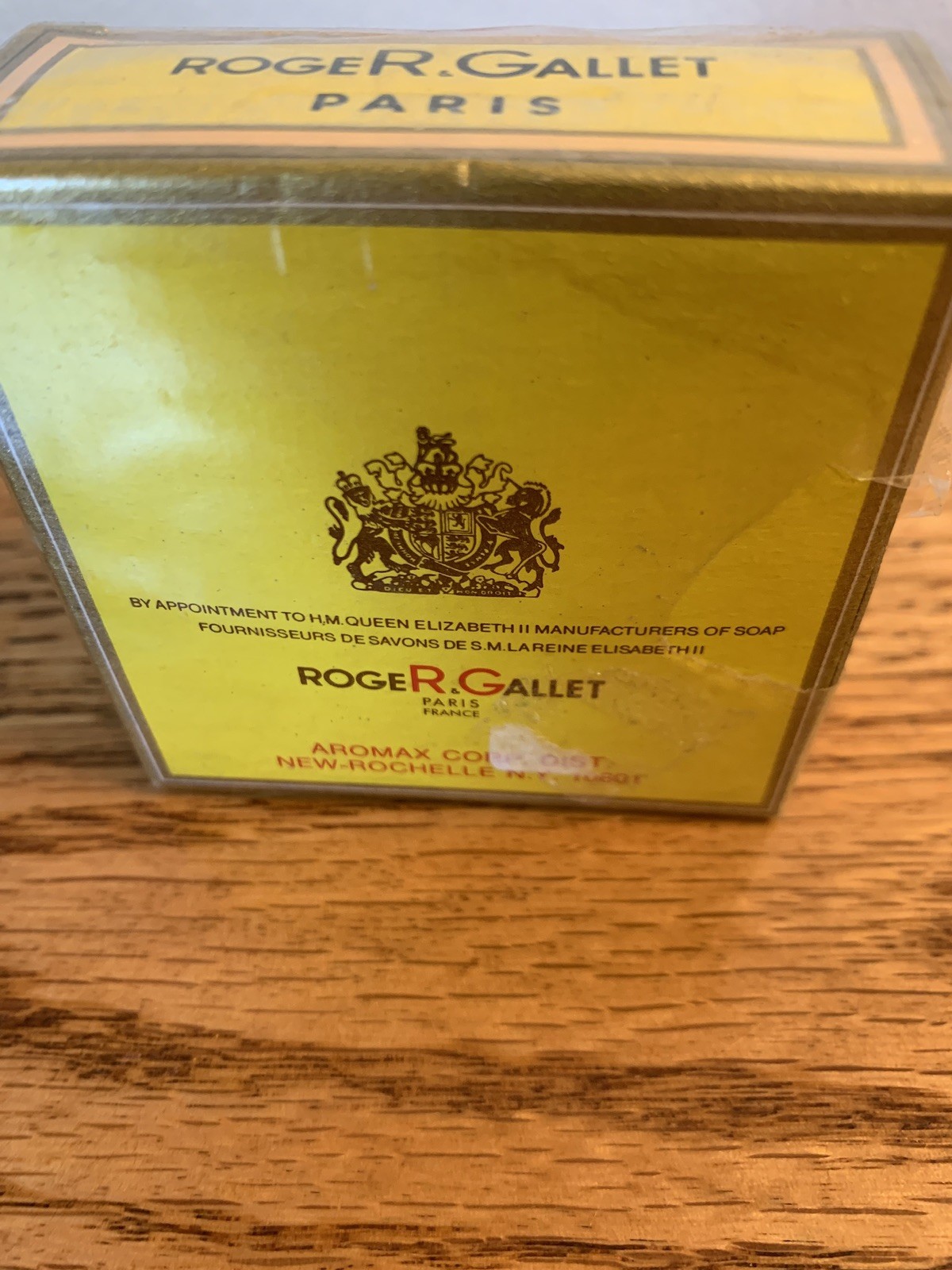 Roger & Gallet Soap Rose THE 2oz Original Box VTG Tea Bath Sealed Perfume Paris
