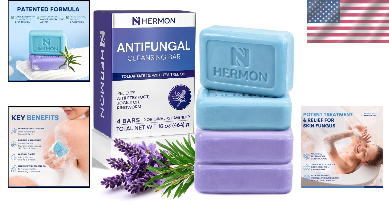 Tea Tree Antifungal Soap Bar – Relief for Athlete’s Foot