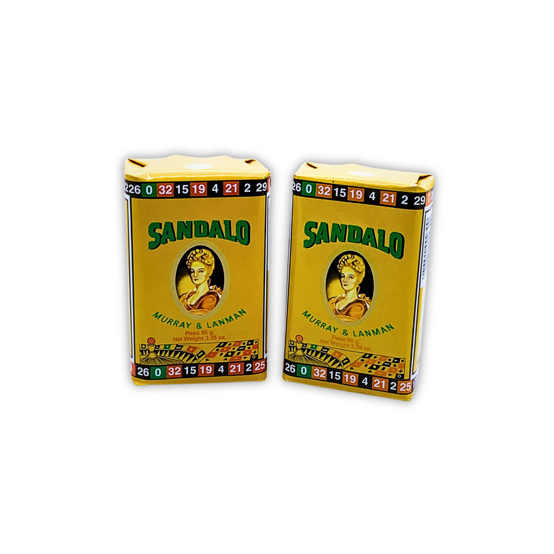Sandalwood Bar Soap by Murray & Lanman 3.35 oz. Jabon Sandalo (Pack of 2)