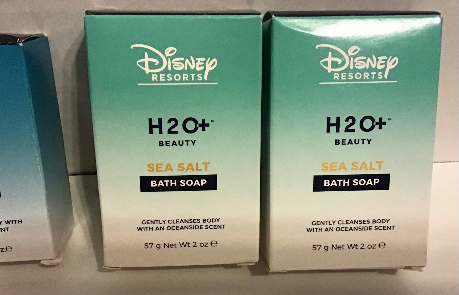 New Lot of 4 Walt Disney World Resort H2O+ Sea Salt Bath Soap