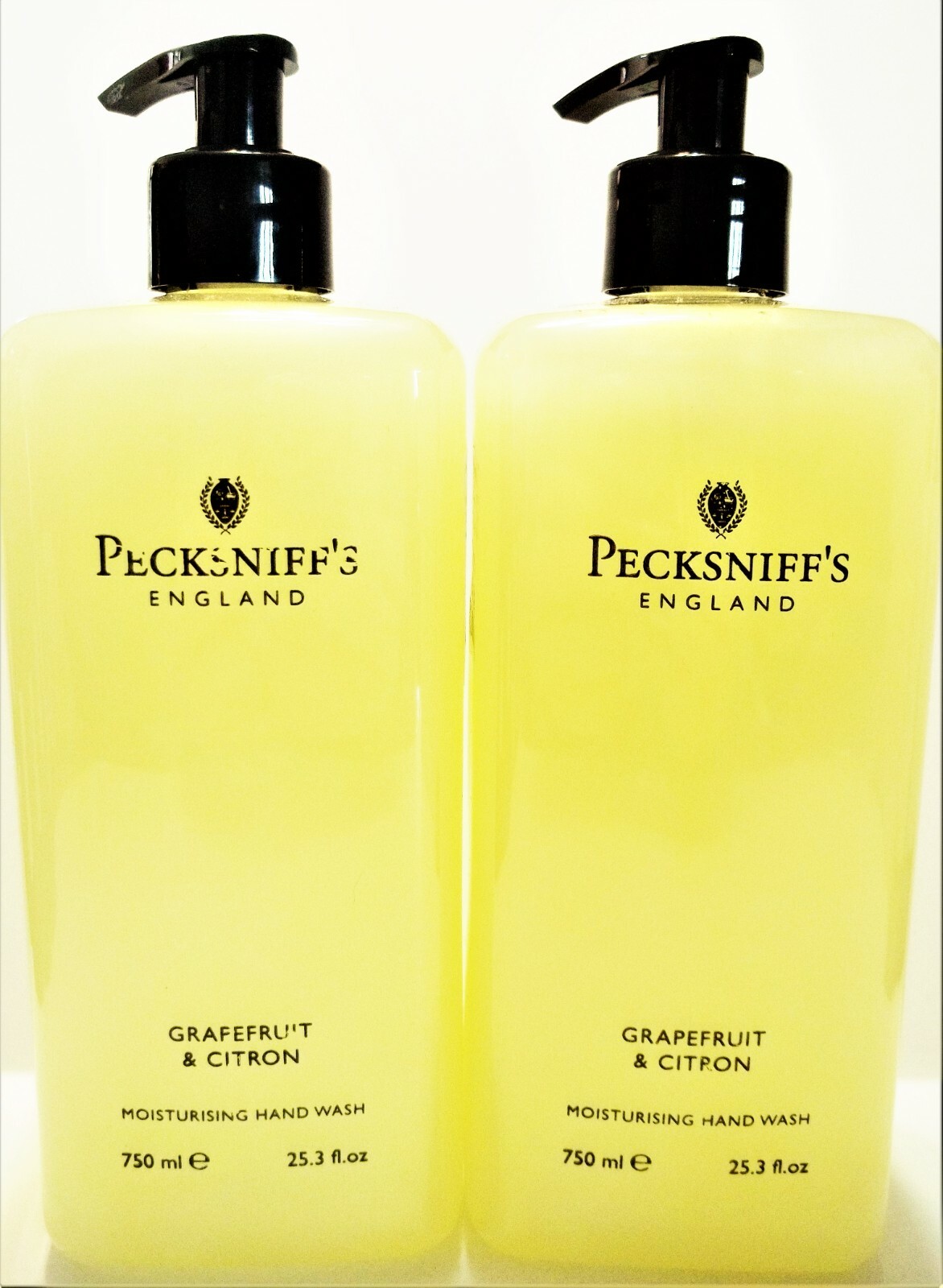 PECKSNIFF’S England GRAPEFRUIT & CITRON Moisturising Hand Wash, 25.3 oz, NEW x 2