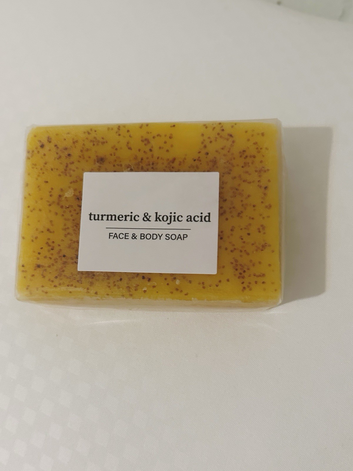 MIAOFUTONG Turmeric Kojic Acid Moisturizing Brightening Face Body Soap 100g