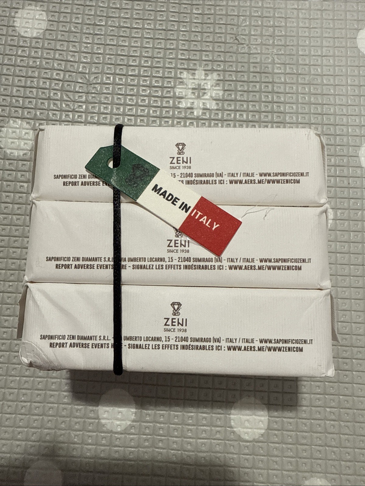 ZENI GOAT MILK FINE TRIPLE MILLED SOAP BAR (3 BARS )5.3OZ EACH MADE IN ITALY