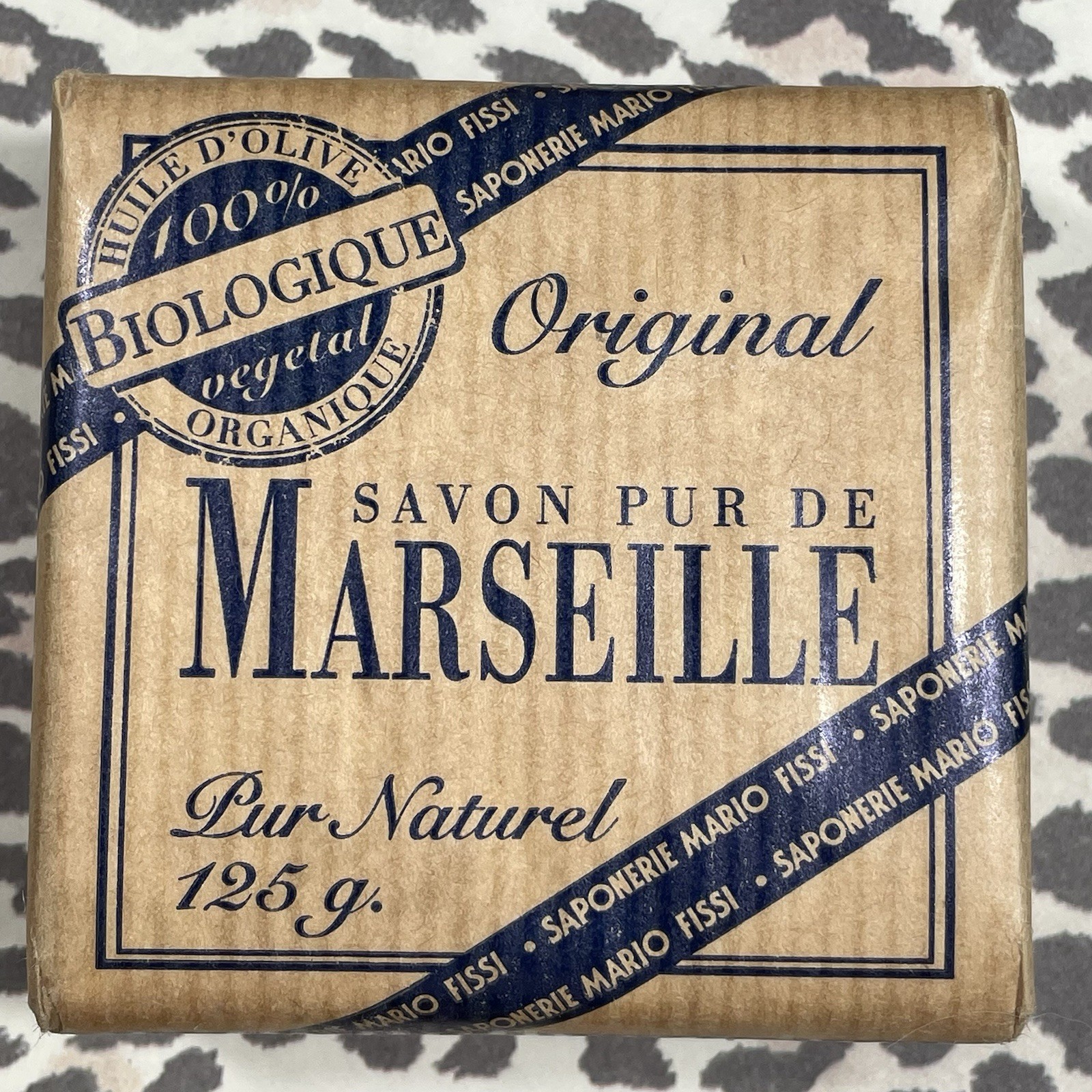 Saponerie Mario Fissi “Savon Pur de Marseille” 3 Soap Bars Size 4.4 oz Each