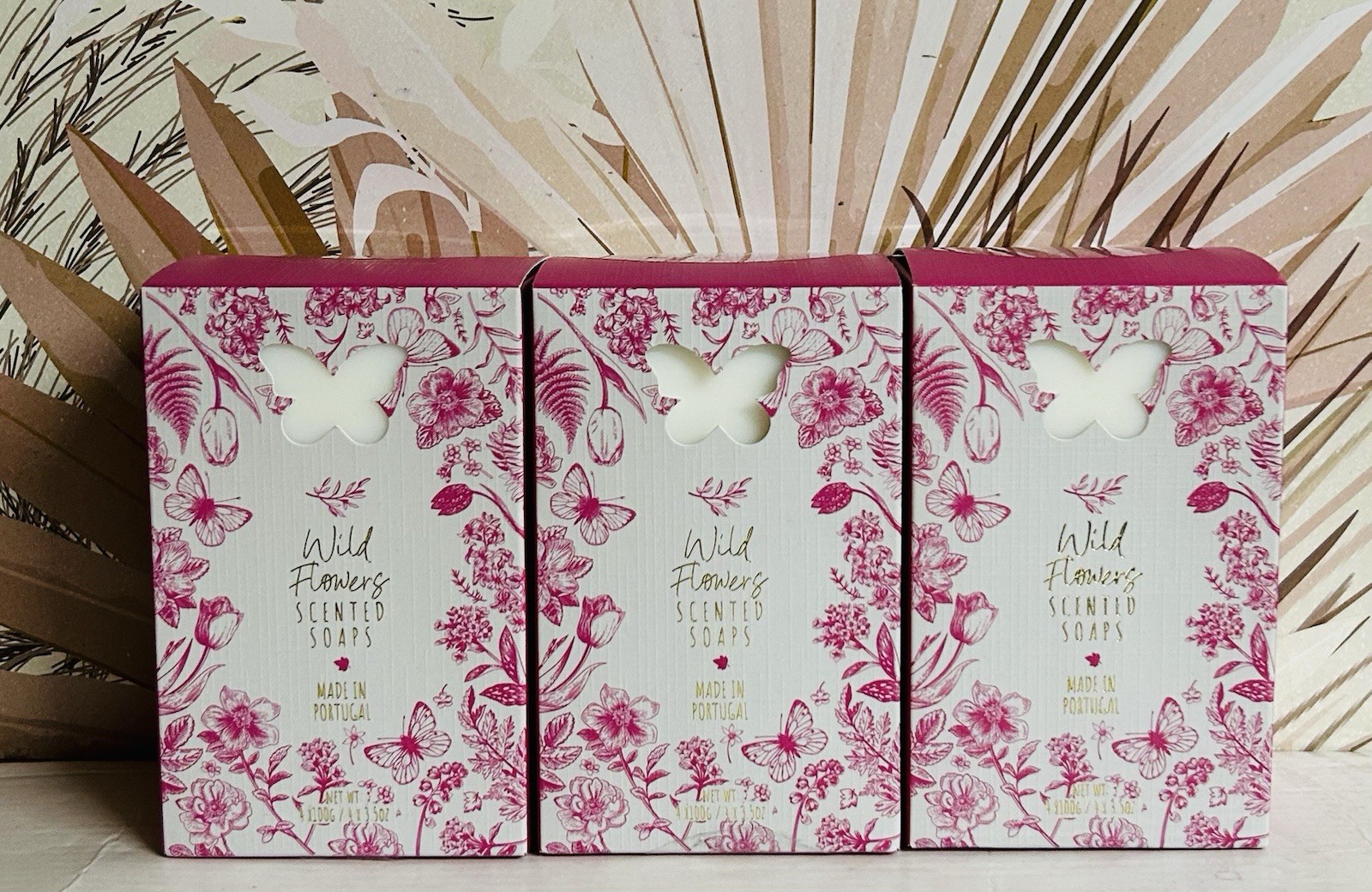 3-Pack Vila Cardillium ~ Wild Flowers Scented Bar Soap 12 Bars 100 g Each
