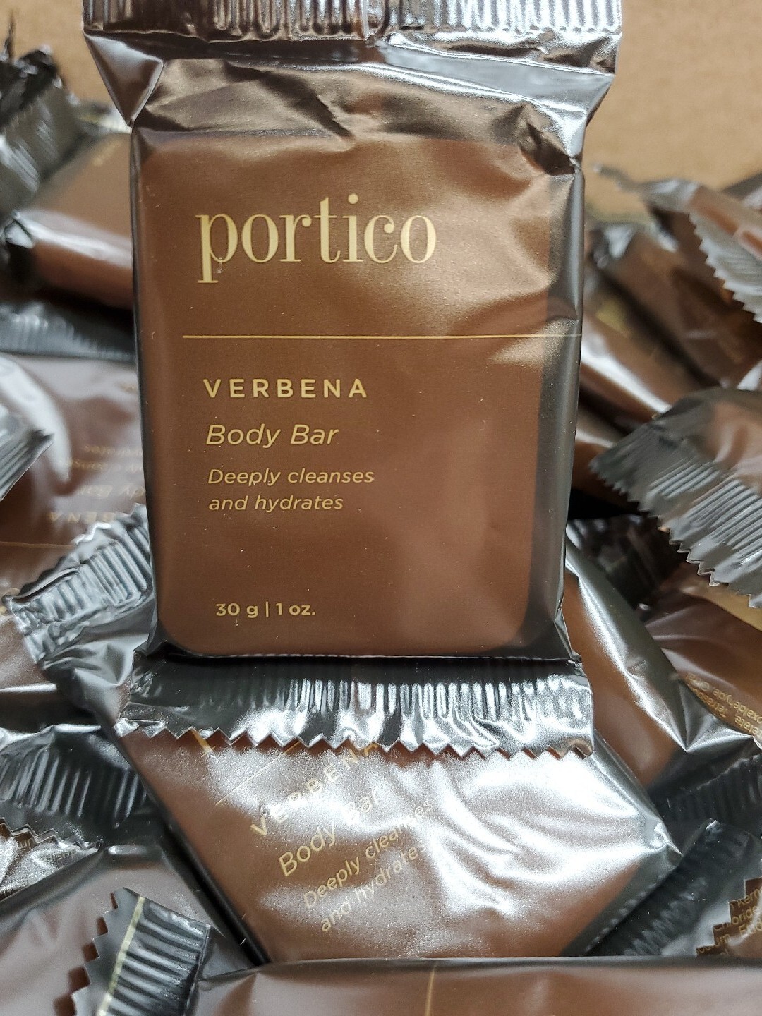 50x Portico Verbena Body Bar Facial Soap Bars 1 oz. Wyndham TRAVEL SIZE HOTEL