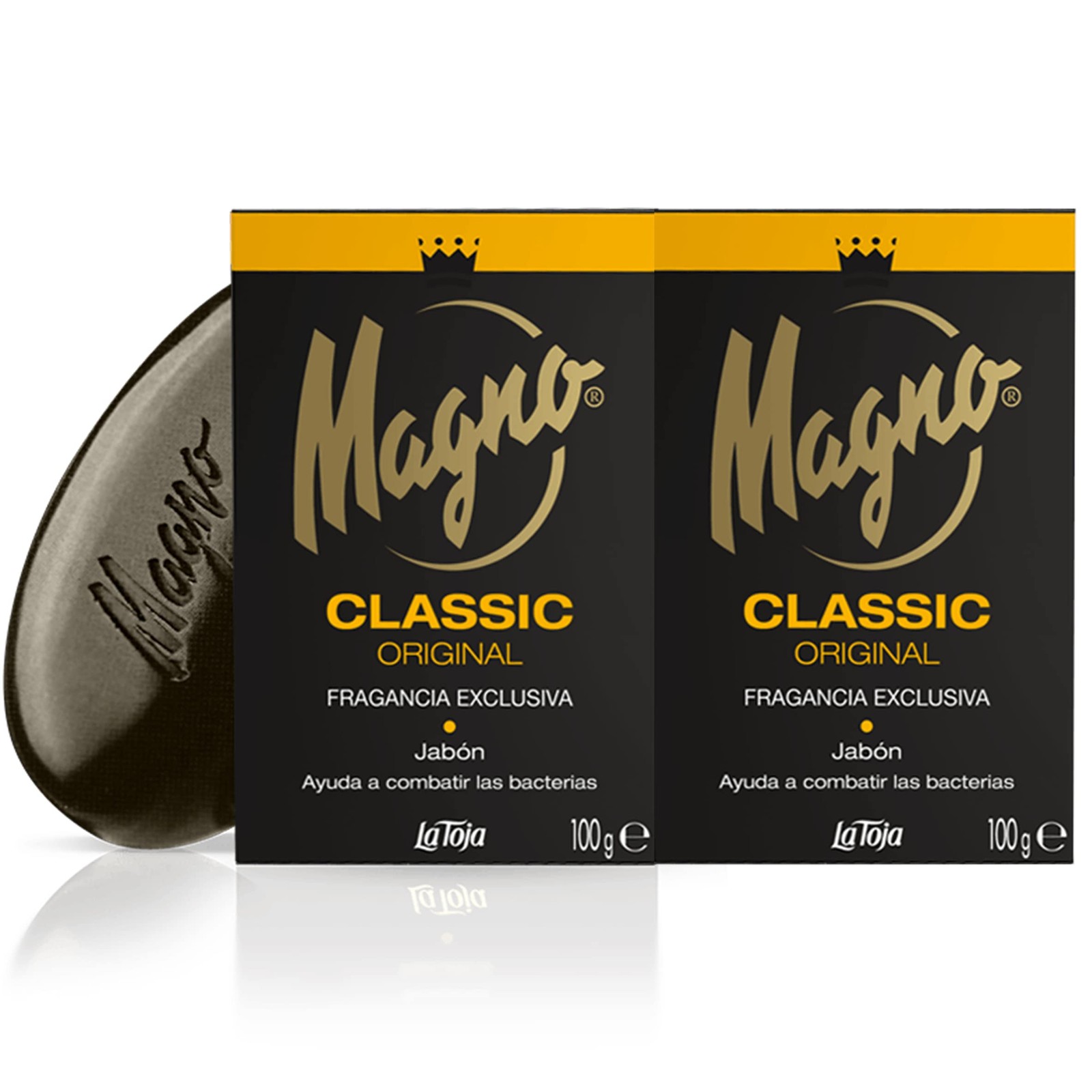 Soap 3.5 oz La Toja. Classic Black 8 pack