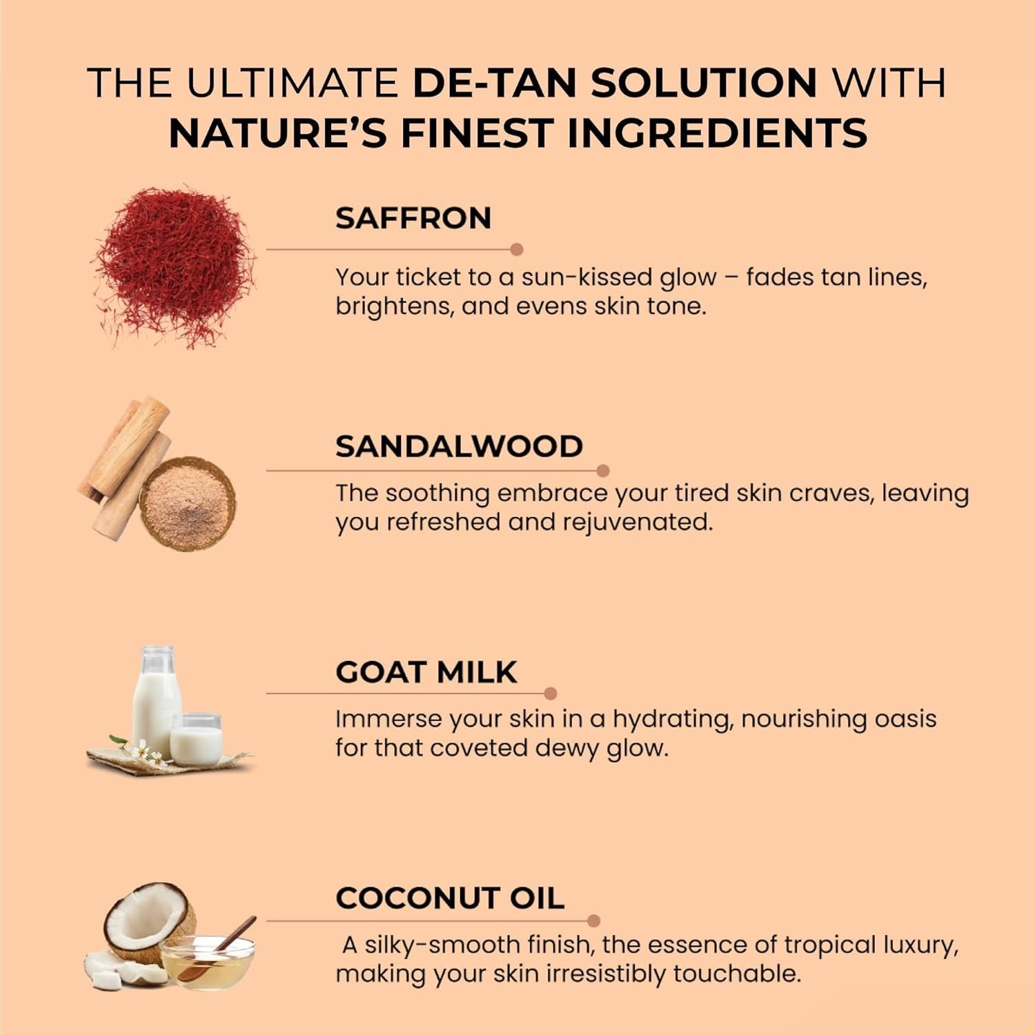 Ghar Soaps Sandalwood Saffron De Tan Bath Soap 300g Pack of 3 Tan Removal