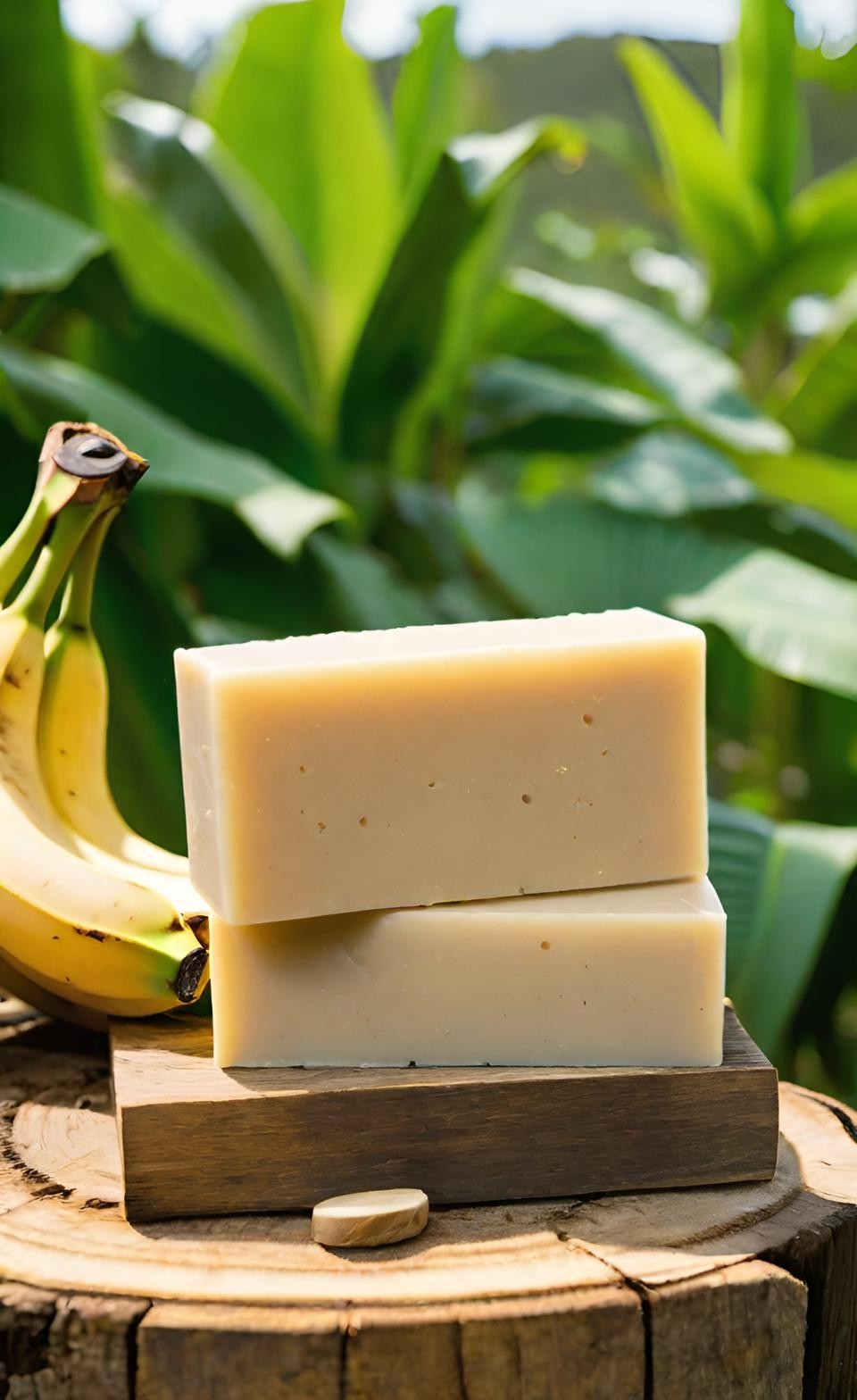 Banana Handmade Organic Soap Bar Natural Oil Wonderful Scent Premium Body