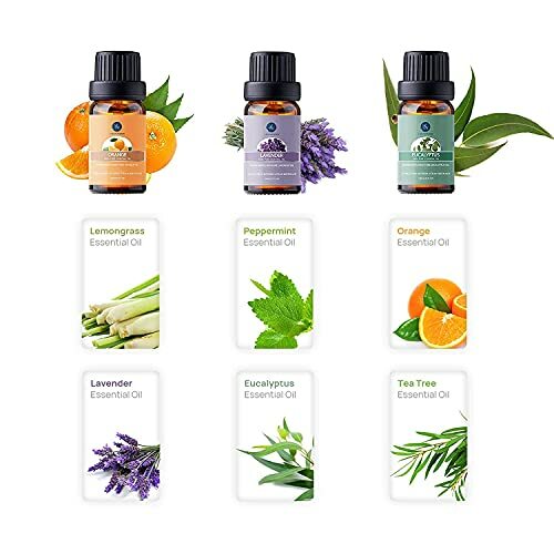 Essential Oils Top 6 Pack Set Pure Essential Oil for Diffuser,Humidifier,Massage