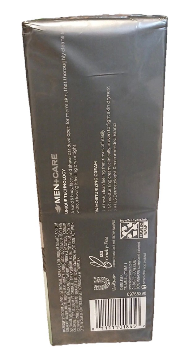 14-Bars Dove Men+Care Bar 3in1 Cleanser for Body, Face & Shaving to Clean 3.75oz