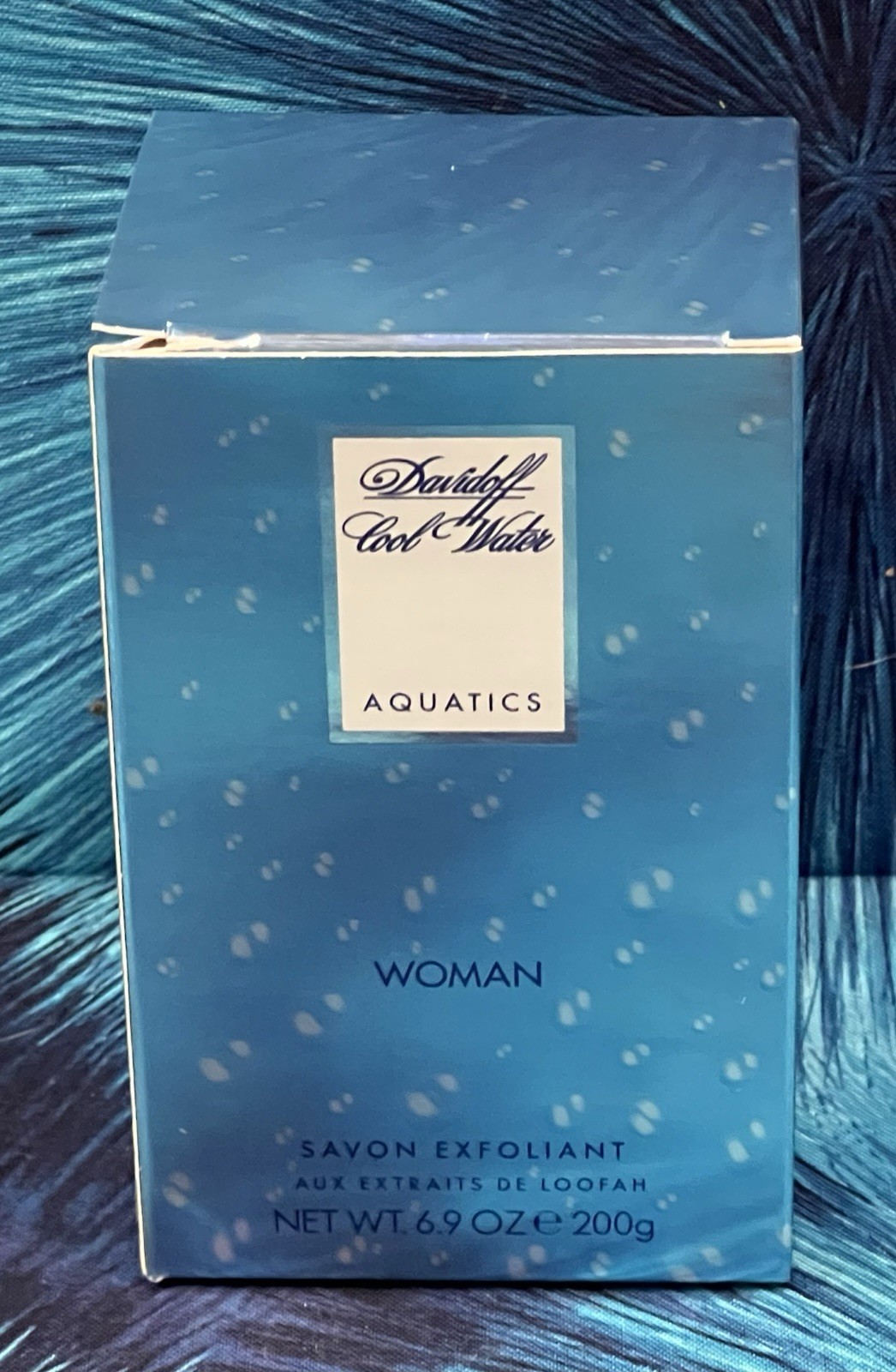 DAVIDOFF COOL WATER WOMAN AQUATICS EXFOLIATING LOOFAH SOAP 6.9oz LANCASTER