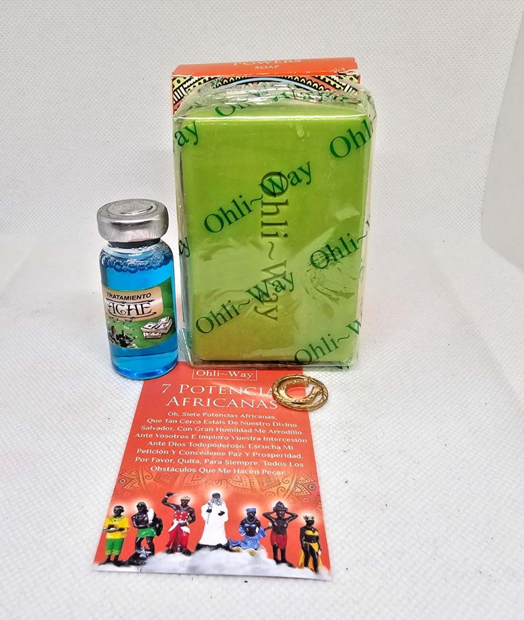 7 POTENCIAS AFRICANAS JABON Y EXTRACTO / 7 AFRICAN POWERS PARA SUERTE DINERO