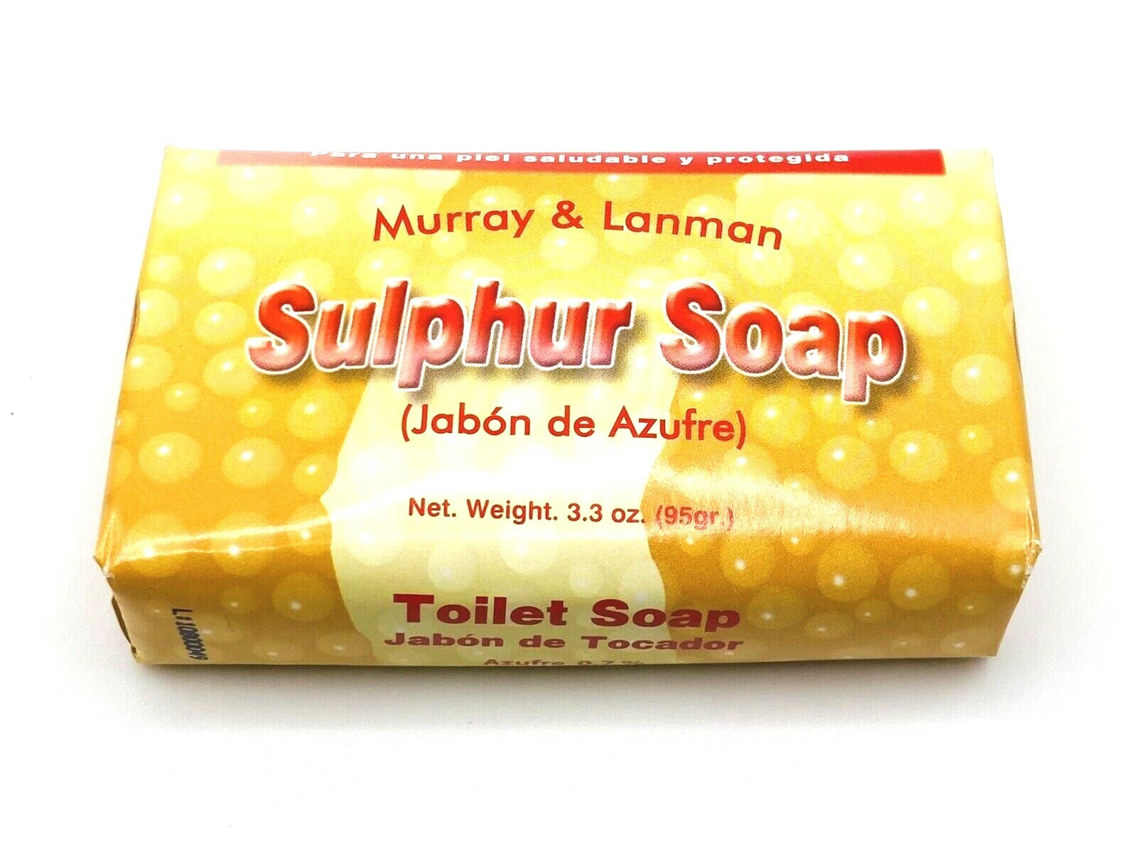 Murray & Lanman Sulphur Cleansing Bath Soap Bar 3.3 oz