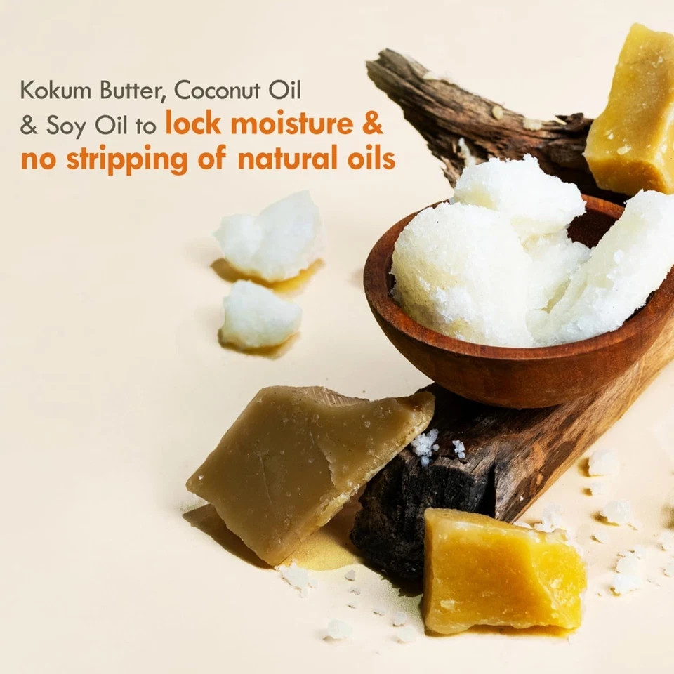 Nat Habit Orange Kokum Butter Bath Soap Vit C for Body Pimple & Oil Control