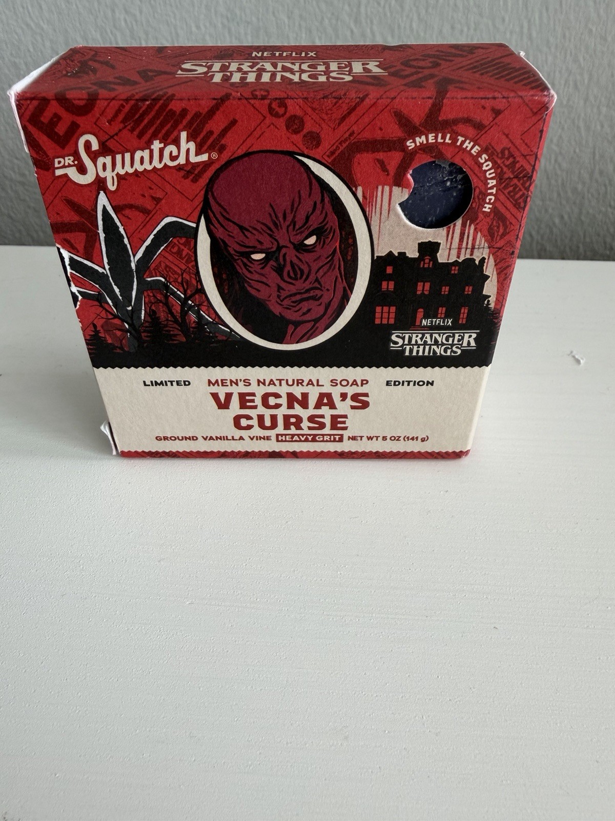 Dr. Squatch Limited Edition VECNA’S CURSE Natural Soap Bar Stranger Things